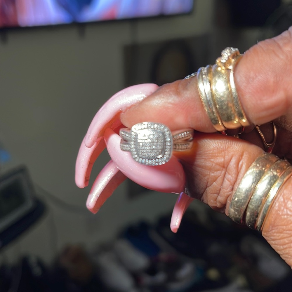 Elegant Silver Ring Set